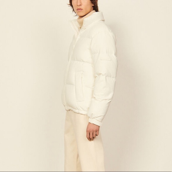 Sandro Technical fabric padded down feather jacket - Picture 2 of 7